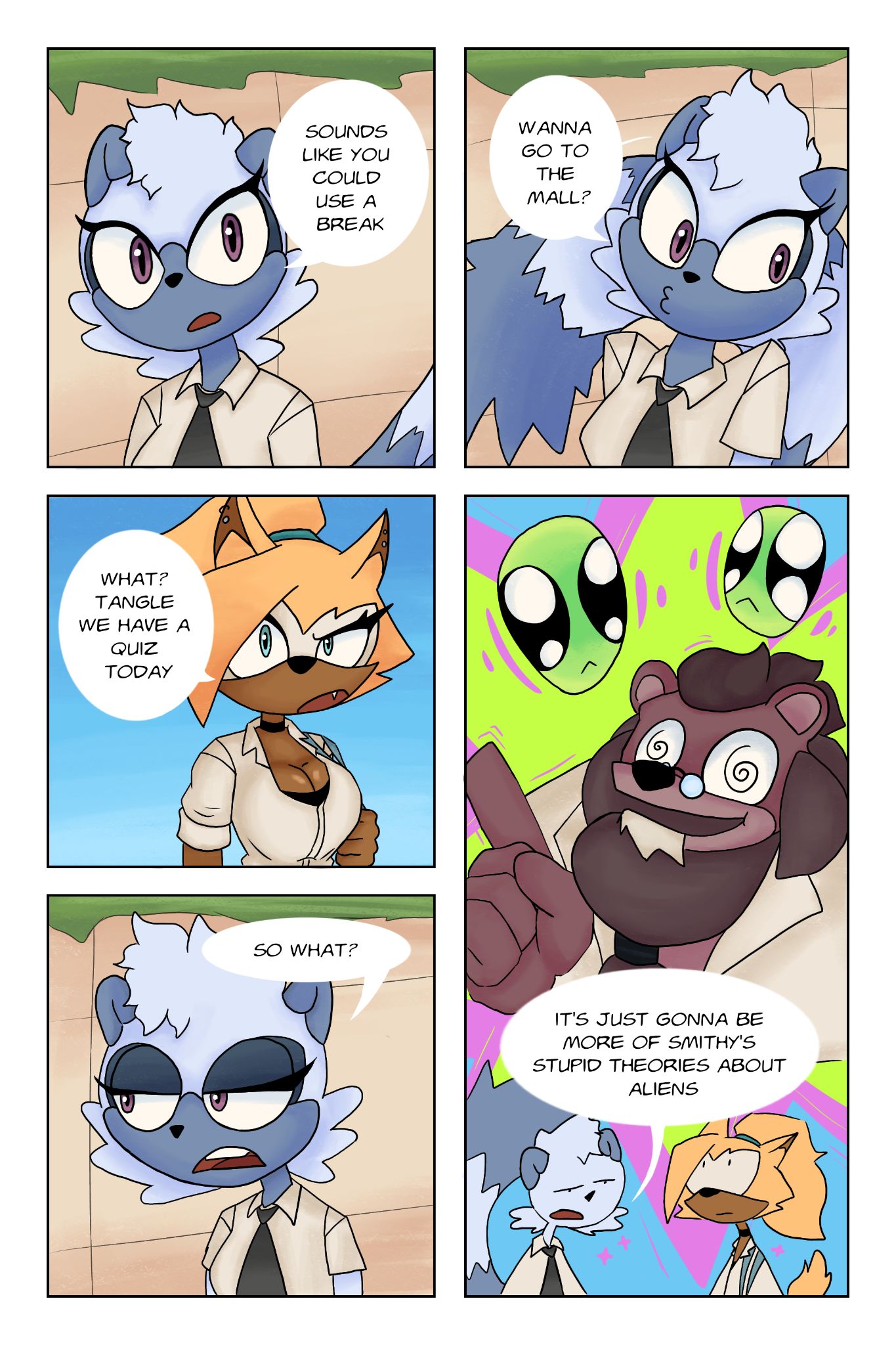 Tangle The Lemur (Smithy The Lion) Rule 34 Image