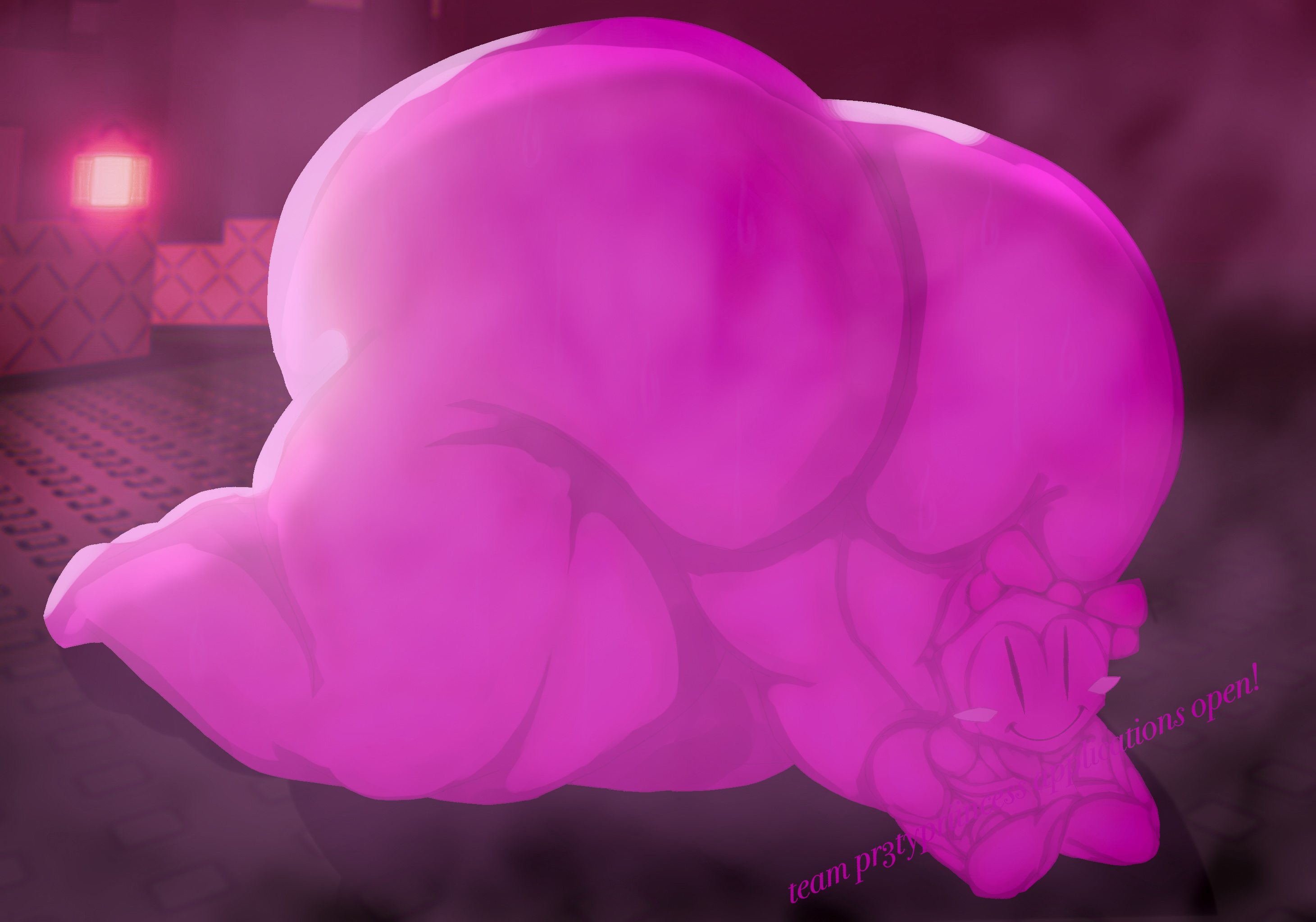 aged up, ass bigger than head, ass up, ass up face down, forsaken (roblox), huge ass, hyper ass, lying on stomach, pink body, pr3tty princess, pr3typriincess, roblox, roblox game, showing off, tagme, tagme (artist)