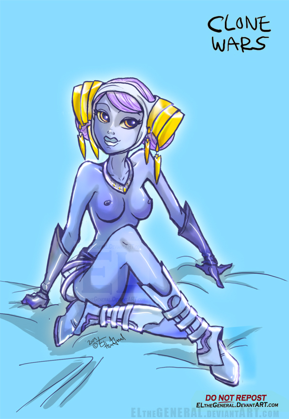 2d alien alien_humanoid blue-skinned_female blue_background blue_skin boots breasts clothing female footwear hair humanoid lips nipples nude pantoran purple_hair riyo_chuchi simple_background smile solo star_wars star_wars:_the_clone_wars text