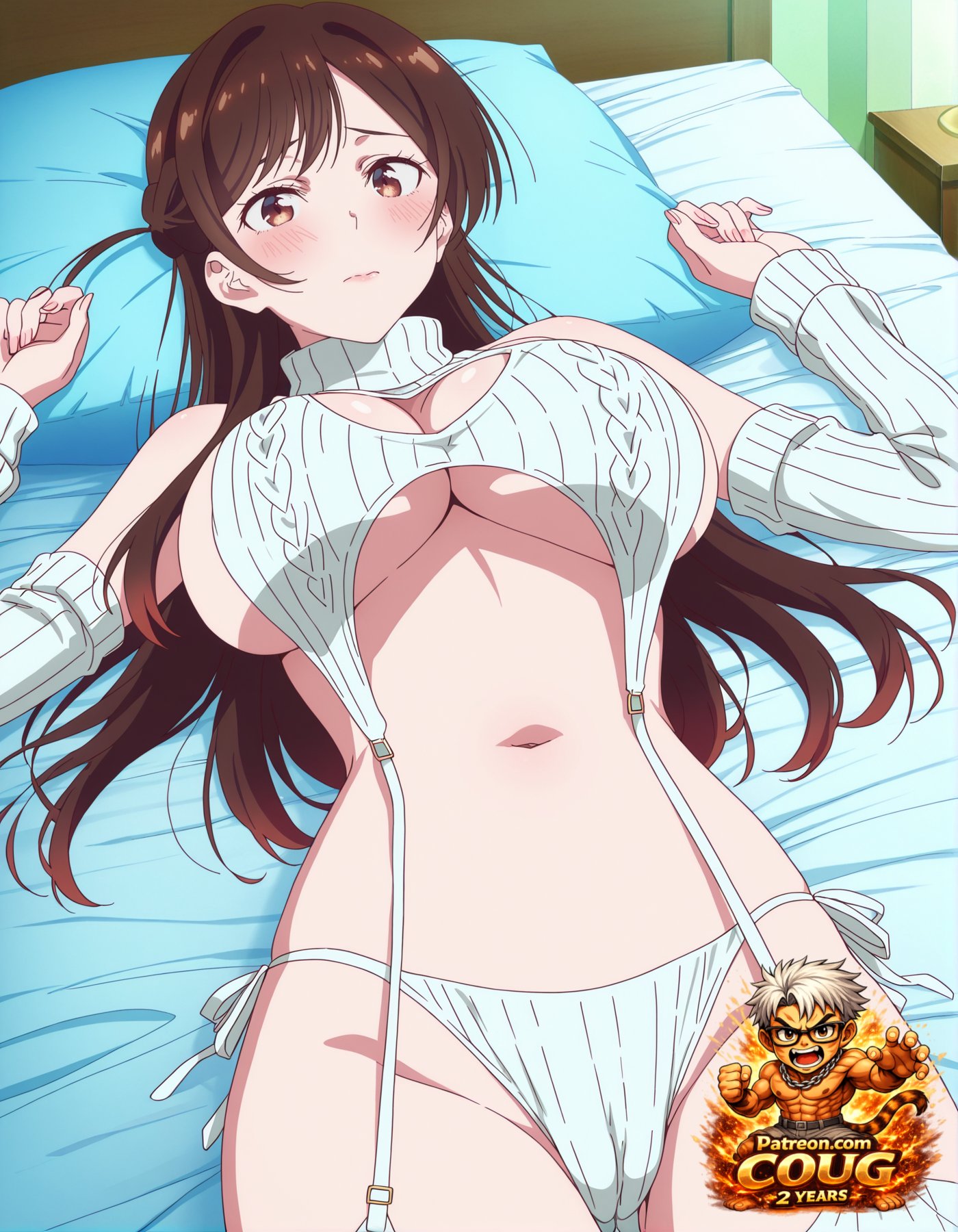 ai assisted, ai generated, coug, female, female only, kanojo okarishimasu, mizuhara chizuru, stable diffusion