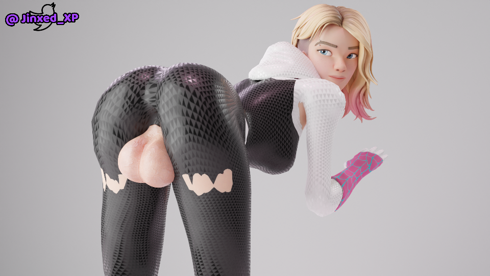 1futa 3d balls balls_in_bodysuit ballsack fortnite futa_only futanari gwen_stacy gwen_stacy_(spider-verse) hyper_balls hyper_testicles jinxed_xp marvel marvel_comics ripped_bodysuit ripped_pants spider-gwen spider-gwen_(fortnite) spider-man:_into_the_spider-verse spider-man_(series)