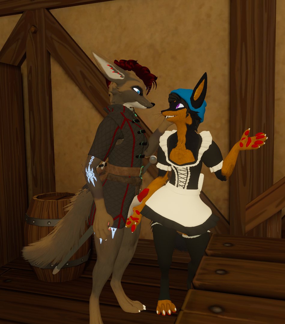 anthro anthro_only canid canine fur furry furry_only judgesyrus male male_only rexouium tagme vr_media vrchat