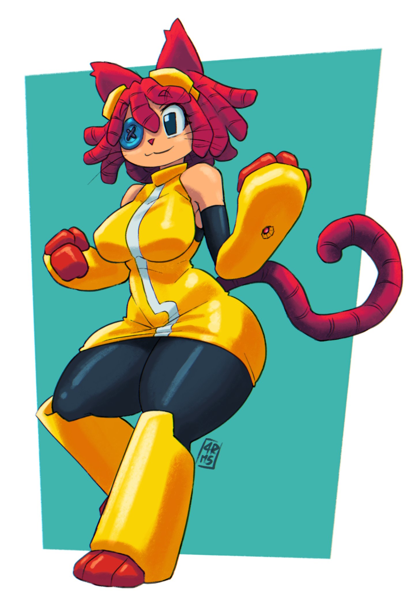 1girls, 2026, 4rm5trong, alternate outfit, big breasts, button eye, cat girl, cat outfit, costume, crossover, cute, doll girl, exposed shoulders, gameoverse, glitch productions, gooseworx, kit (gameoverse), ragatha, ragatha (tadc), ragatha (the amazing digital circus), ragdoll, rubberross, safe, sfw, solo, solo female, tagme, the amazing digital circus, thick thighs, wide hips
