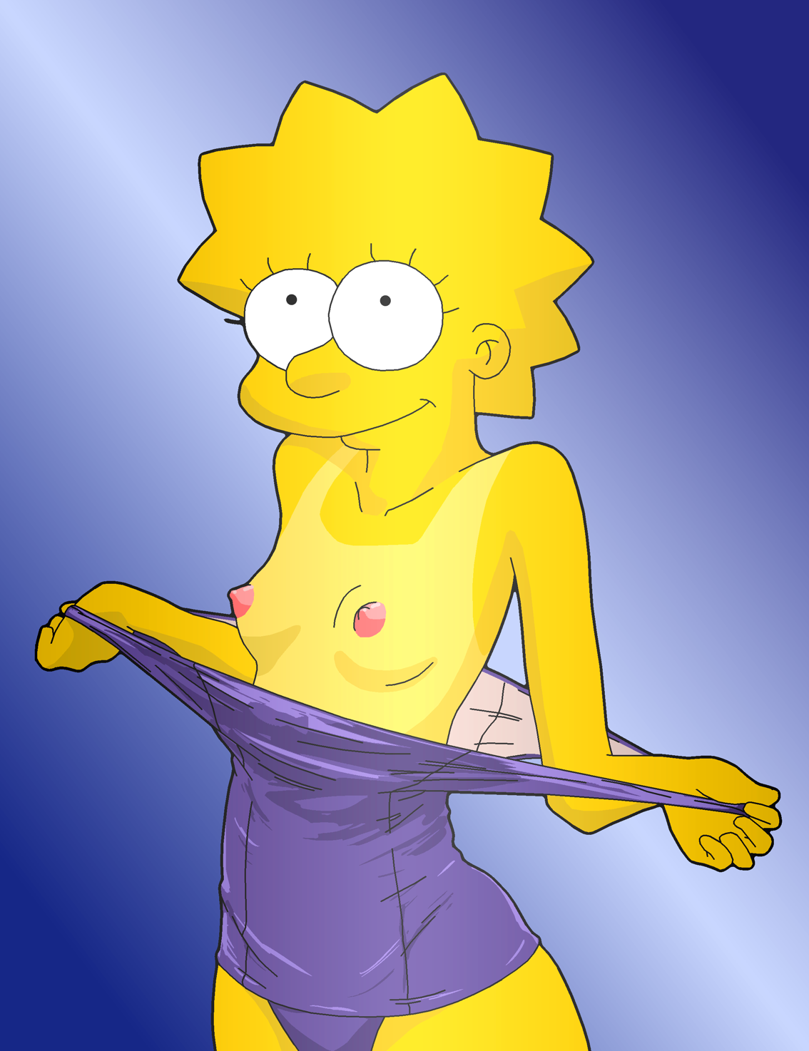 1girls, 2021, 20th century studios, accurate art style, aged up, areolae, blue swimsuit, breasts, clothing, color, digital media (artwork), erect nipples, evilweazel, female, half-dressed, hi res, lisa simpson, looking away, nipples, one-piece swimsuit, perky breasts, petite, presenting, presenting breasts, school swimsuit, skinny, slim, small breasts, smile, spiky hair, stripping, swimsuit, tanlines, tanned, teasing, teasing viewer, the simpsons, uncensored, yellow body, yellow skin