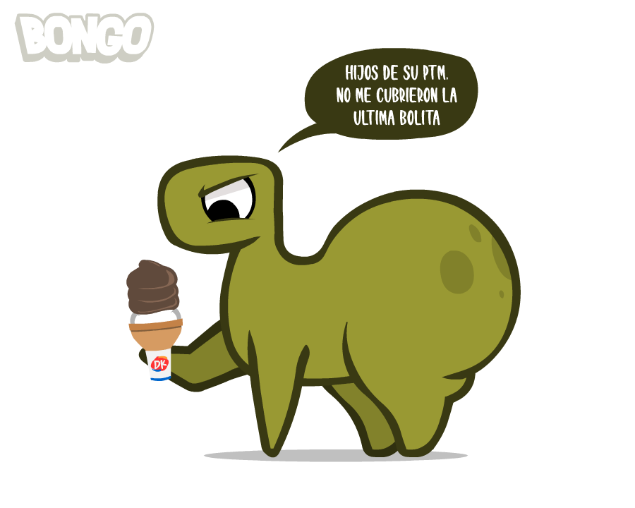 ass ass_bigger_than_head big_ass big_butt bongo_(character) bongo_(series) bonguitoweon dinosaur green_body green_skin huge_ass huge_butt large_ass large_butt simple spanish_text text translated translated_in_comments