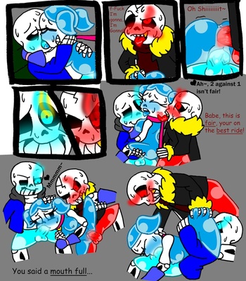 l lightsaber_dick oc rule_63 sans threesome underfell_sans undertale_(series) undertale_au undertale_fanfiction