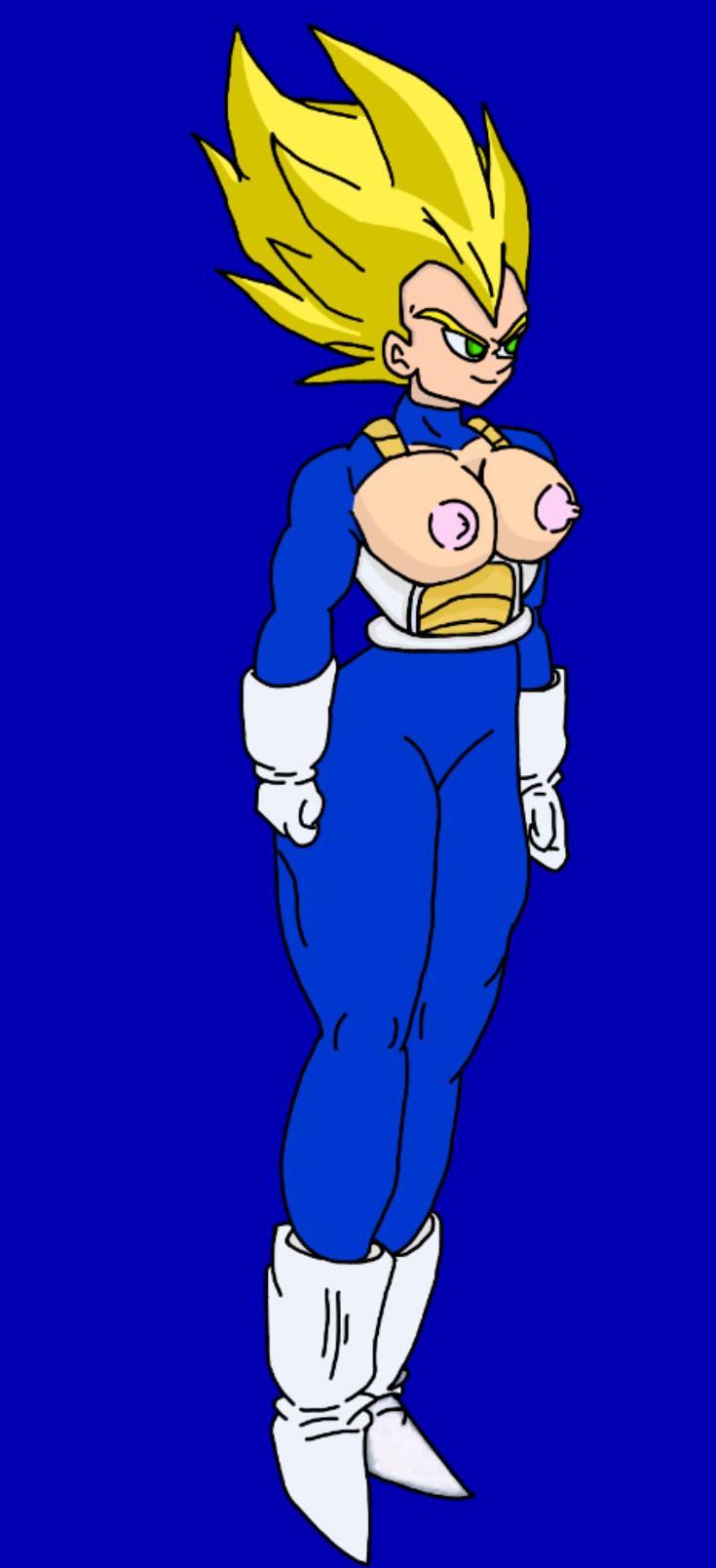 dragon_ball dragon_ball_z female_saiyan female_vegeta iceboy128 rule_63 saiyan super_saiyan vegeta