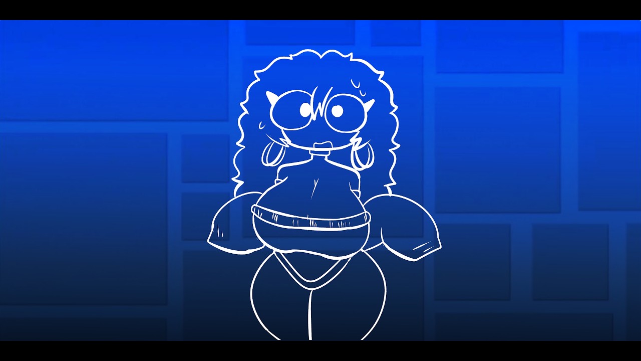 1girls, 2026, b00ty girl (koracaesh), big breasts, breasts, cleavage, clothed, clothed female, clothing, eyelashes, female, female focus, female only, geometry dash, koracaesh, long hair, looking at viewer, open eyes, open mouth, standing, tagme
