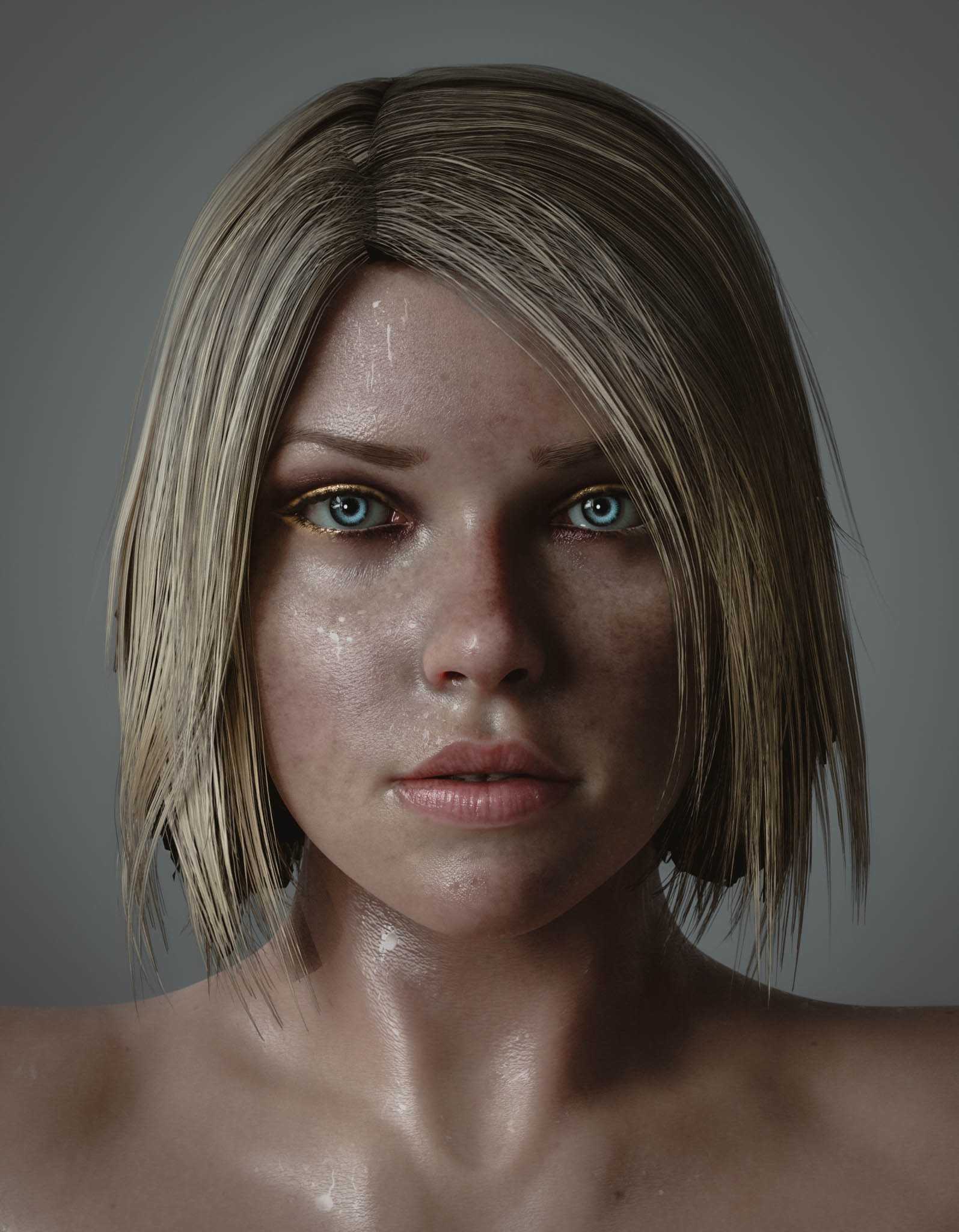 1girls, 3d, 3d (artwork), blender, blender (software), blonde hair, blue eyes, cute, dc, dc comics, eye contact, female, female only, injustice 2, kara danvers, kara zor-el, kisxsfm, looking at camera, looking at viewer, pose, pov, pov eye contact, realistic, realistic textures, solo, supergirl, superman (series), wip, work in progress