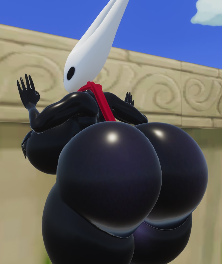 3d, ass, big ass, big breasts, breasts, bubble ass, bubble butt, fagottini31, female, hollow knight, hornet (hollow knight), huge ass, tagme