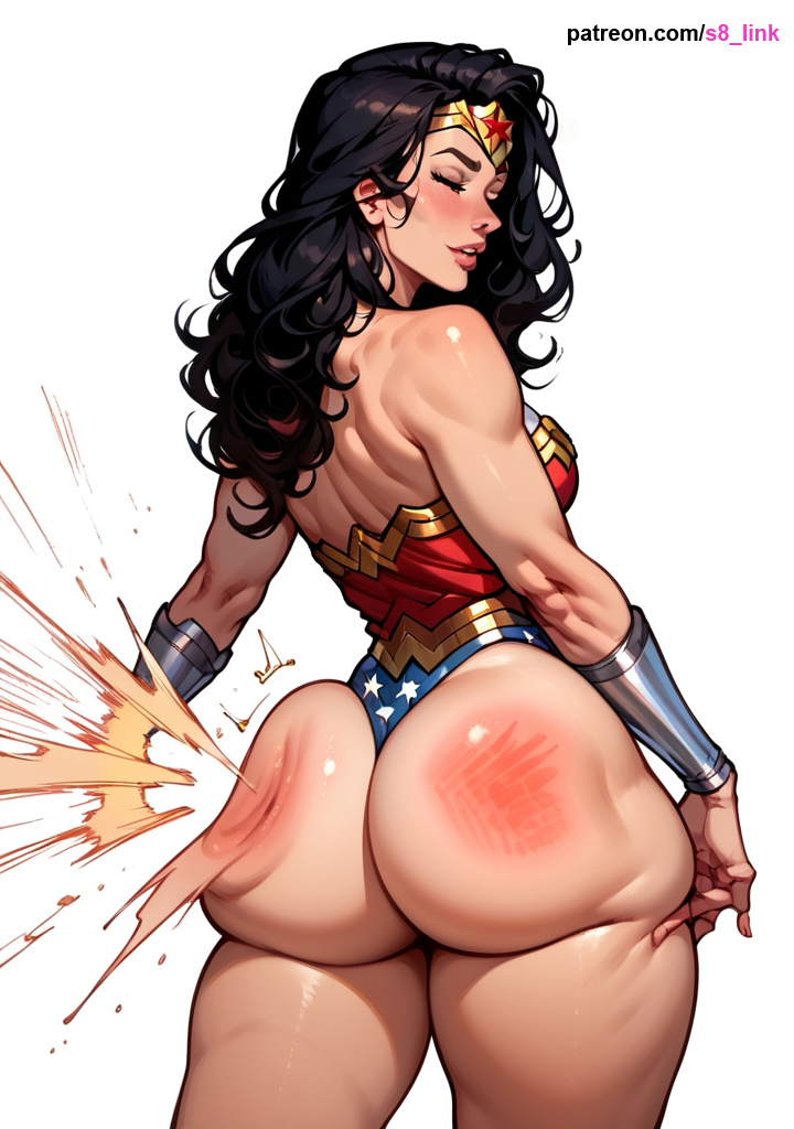 ai-created ai_generated amazon amazonian artist_name ass ass_focus ass_grab ass_support back bare_shoulders black_hair blush breasts bubble_butt circlet closed_eyes clothing crown curvaceous dc dc_comics diana_prince female female_only from_behind headwear huge_ass justice_league large_ass large_breasts leotard light-skinned_female lips lipstick long_hair looking_at_viewer looking_back makeup muscular_female parted_lips princess royal royalty s8link shiny shiny_skin simple_background slap_mark smile solo spanking superheroine tagme thick_thighs thighs tiara white_background wide_hips wonder_woman wonder_woman_(series)