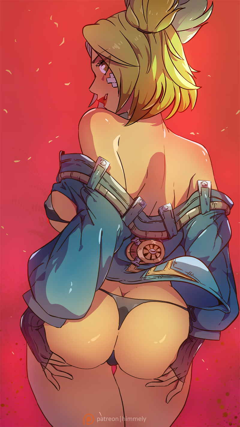 1girls alternate_version_available ass ass_cleavage ass_focus ass_grab blonde_hair butt_crack cameltoe female female_only himmely jacket jacket_pull league_of_legends light-skinned_female light_skin looking_back thigh_gap zeri_(league_of_legends)