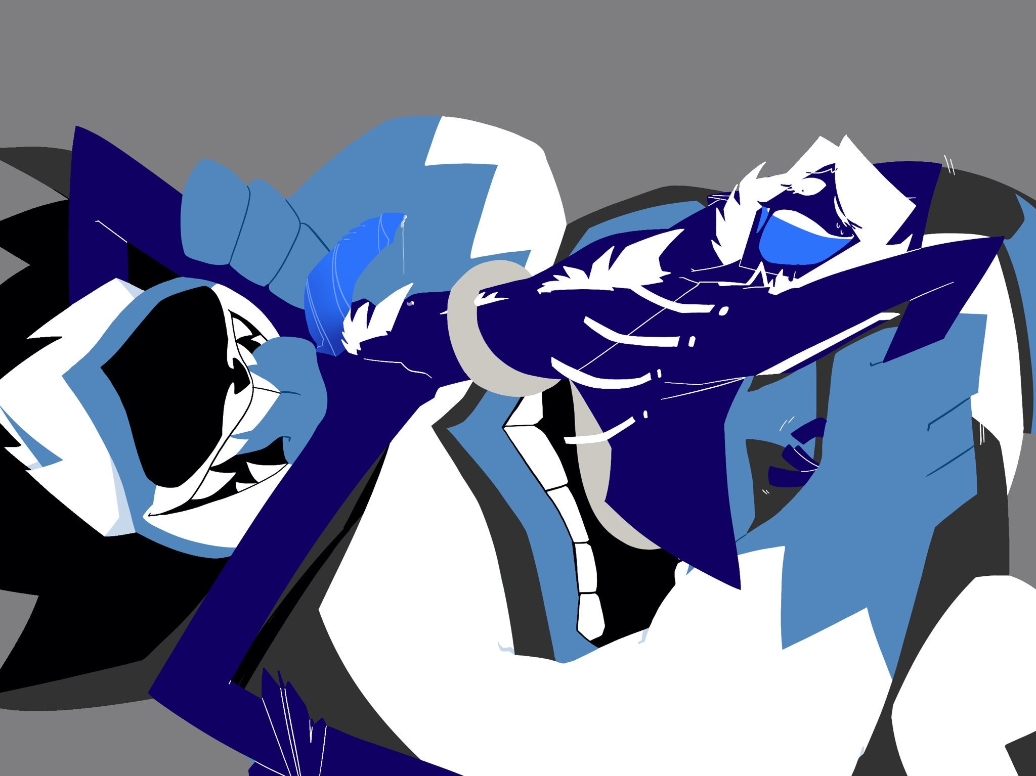 2boys, deltarune, gay, gay sex, king spade, male, penis, rouxls kaard, tagme