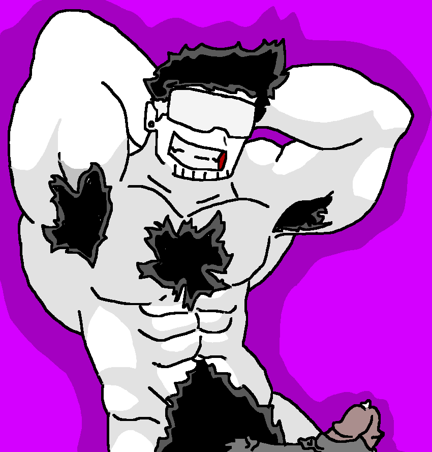 armpit_hair black_hair gay male_only male_pubic_hair pajero_xxx_:) penis tankmen traced traced_art yaoi