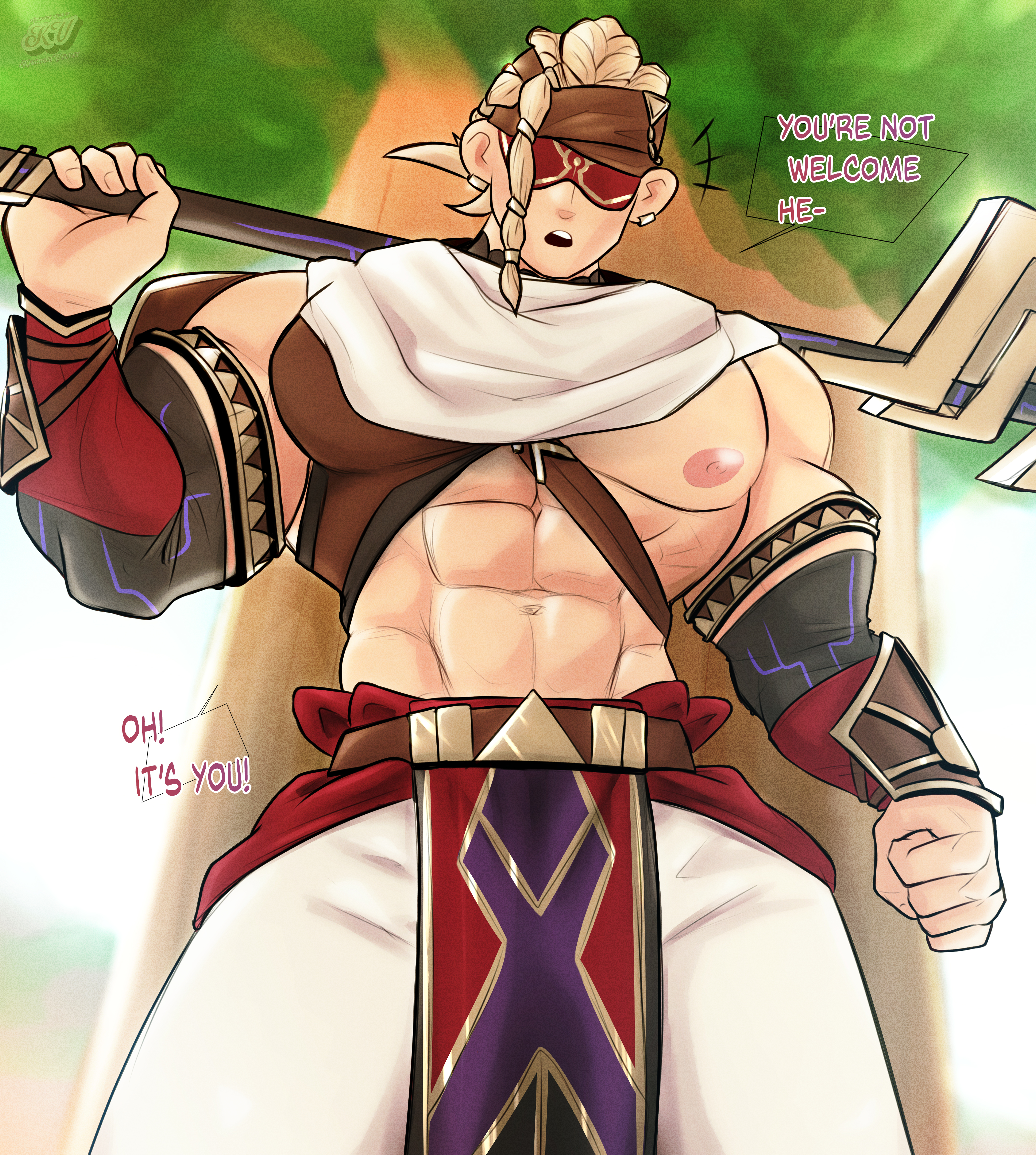 abs, balls, biceps, big dom small sub, blowjob, cum, cumming, eremite (genshin impact), eremite daythunder (genshin impact), gay, genshin impact, hyper, hyper balls, hyper genitalia, hyper penis, hyper testicles, kingdom velvet, male, male focus, male only, muscles, muscular, muscular arms, muscular ass, muscular back, muscular legs, muscular male, muscular thighs, nipples, pecs, penis, solo, solo male, sucking penis, testicles, veins, veiny penis