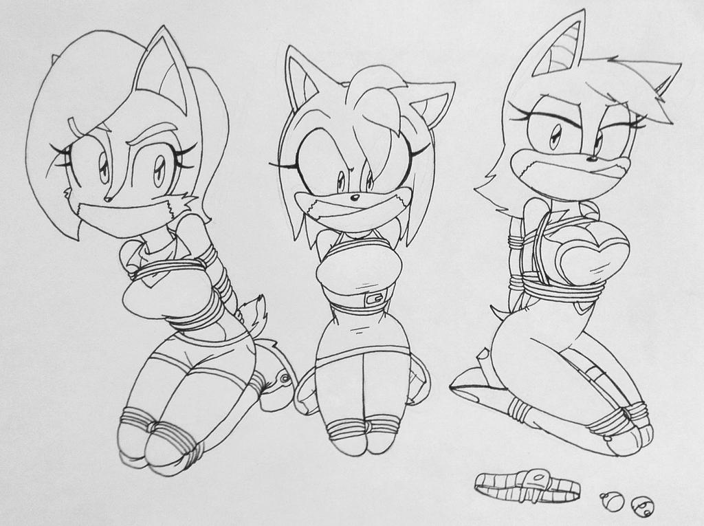 anthro bondage bound damsel_in_distress english english_text female frefer9 furry furry_only gag gagged original_character sonic_(series)