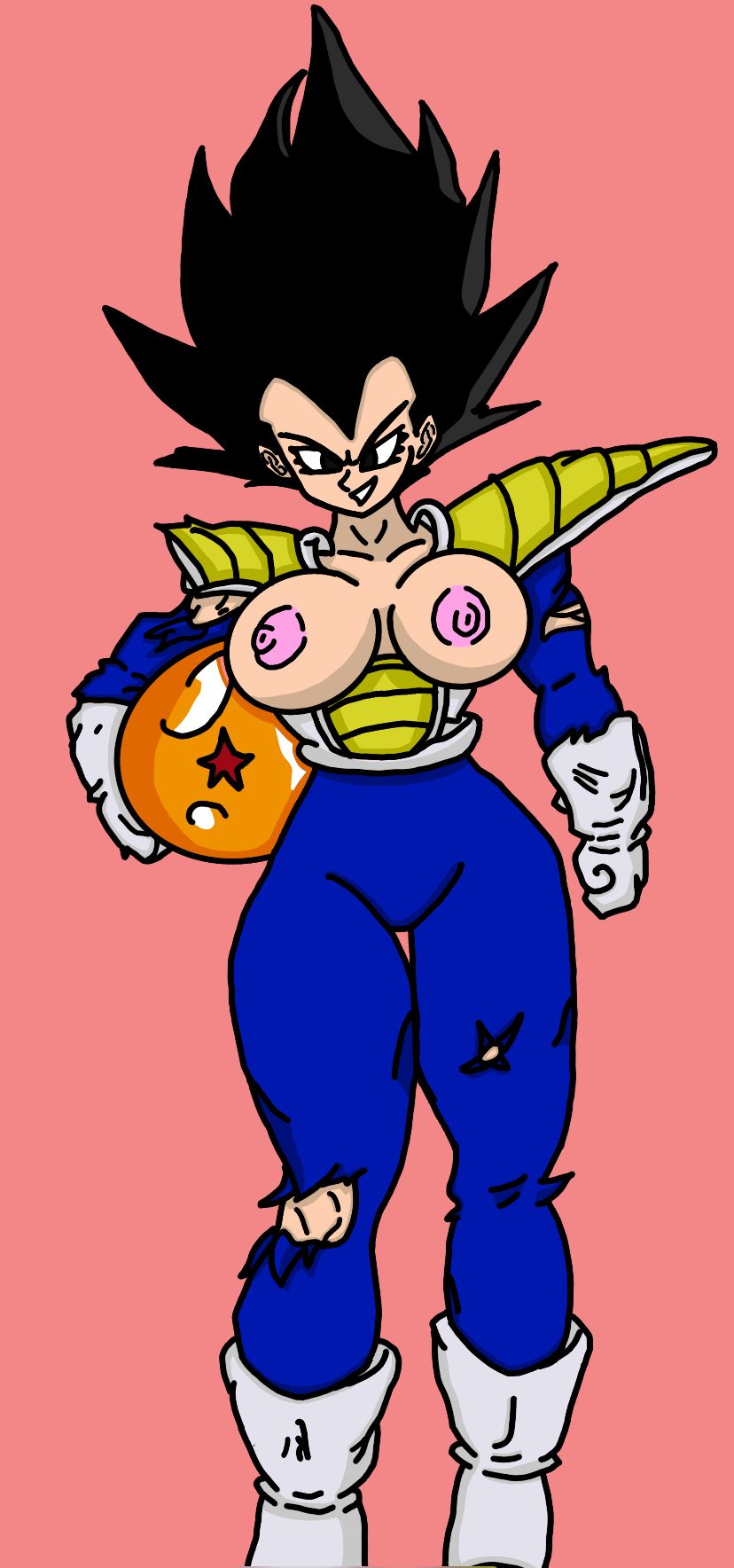 dragon_ball dragon_ball_z female_saiyan female_vegeta iceboy128 rule_63 saiyan vegeta