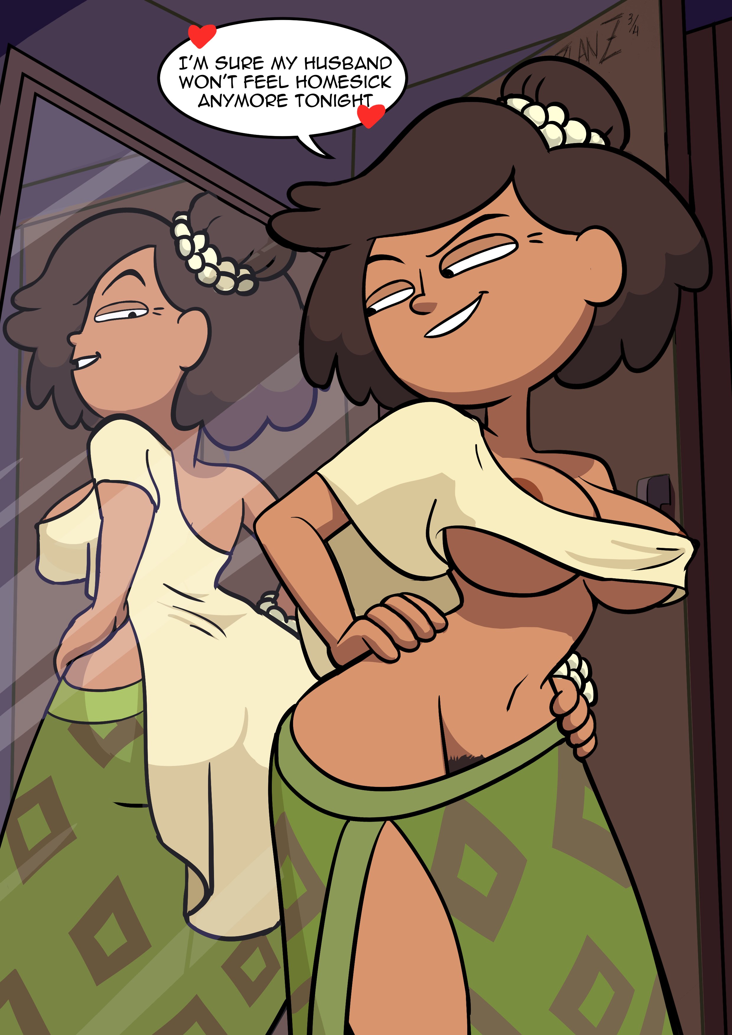 1girls, amphibia, ass, big ass, big breasts, big butt, breasts, disney, disney channel, female, female only, mrs. boonchuy, oum boonchuy, planz34, smooth skin, tagme, thai