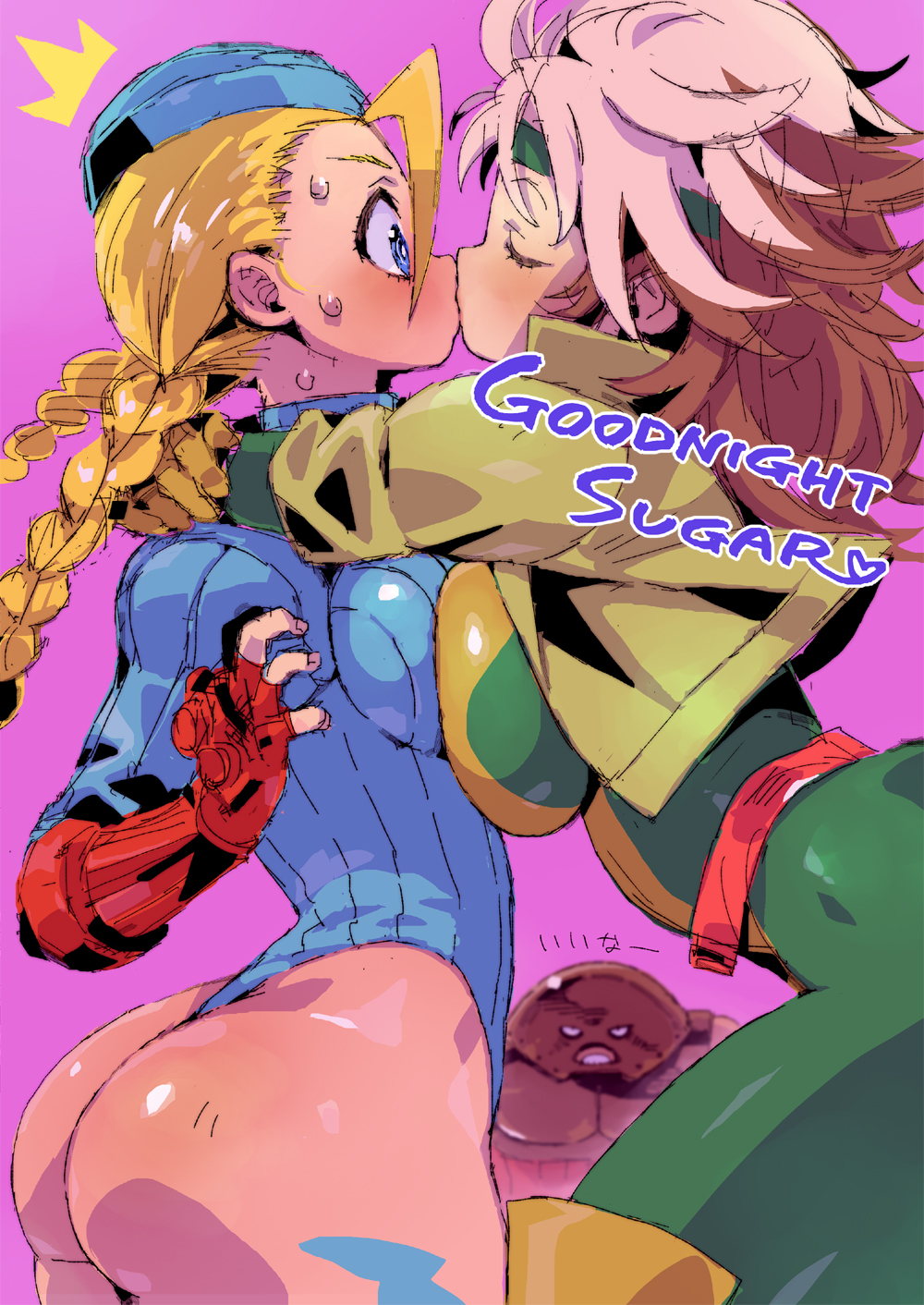 1boy 2girls antenna_hair ass big_ass big_breasts blonde_hair blush bodysuit braid braided_hair breast_press breasts brown_hair cammy_white capcom comic cropped_jacket crossover curvy curvy_body curvy_figure draining_energy eastern_and_western_character english_text female female_focus fingerless_gloves gloves hat headband helmet highleg highleg_leotard highres hug huge_ass huge_breasts japanese_text juggernaut kiss_on_lips kissing large_ass large_breasts leotard male marvel marvel_vs._capcom multicolored_hair multiple_girls petitdry rogue_(x-men) street_fighter surprise_kiss surprised surprised_expression surprised_eyes surprised_face surprised_look sweatdrop symmetrical_docking text thick_thighs thighs thong_leotard translated twin_braids white_hair wide_hips x-men x-men_vs._street_fighter yuri