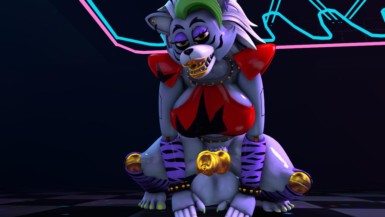 1futa 3d 3d_(artwork) 3d_model animatronic anthro anthro_only big_breasts dog_penis equine_penis eyeshadow five_nights_at_freddy's five_nights_at_freddy's:_security_breach futa_only futanari golden_lipstick gynomorph intersex large_breasts larger_futanari legs_apart poster punk punk_girl purple_body rayhuma robot roxanne_wolf_(fnaf) scottgames seductive sfm source_filmmaker squatting steel_wool_studios thick_thighs two_tone_hair voluptuous wolf wolf_ears wolf_girl yellow_eyes