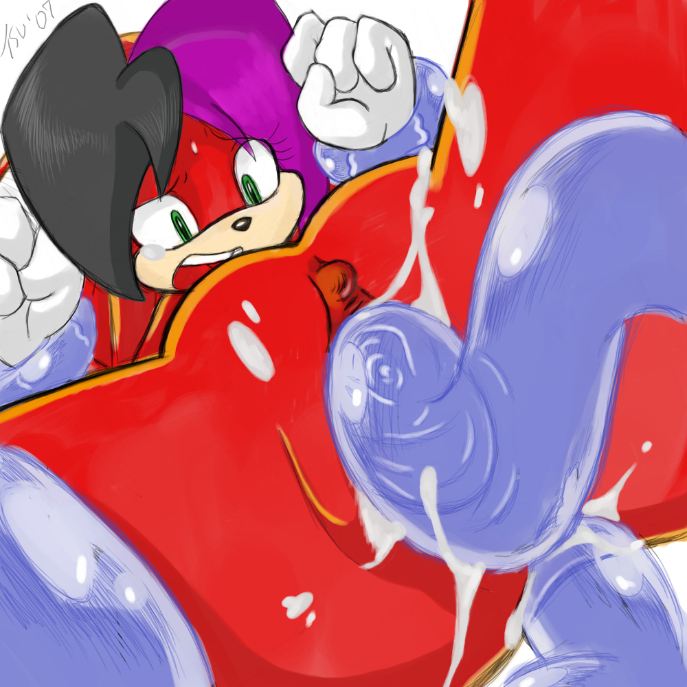 2007 akito_yagami anal anal_sex chaos_(sonic) clitoris double_penetration female mobian penetration pov pussy slime sonic_(series) spread_legs spreading tear tentacle tsunami_the_echidna unknown_character vaginal_penetration