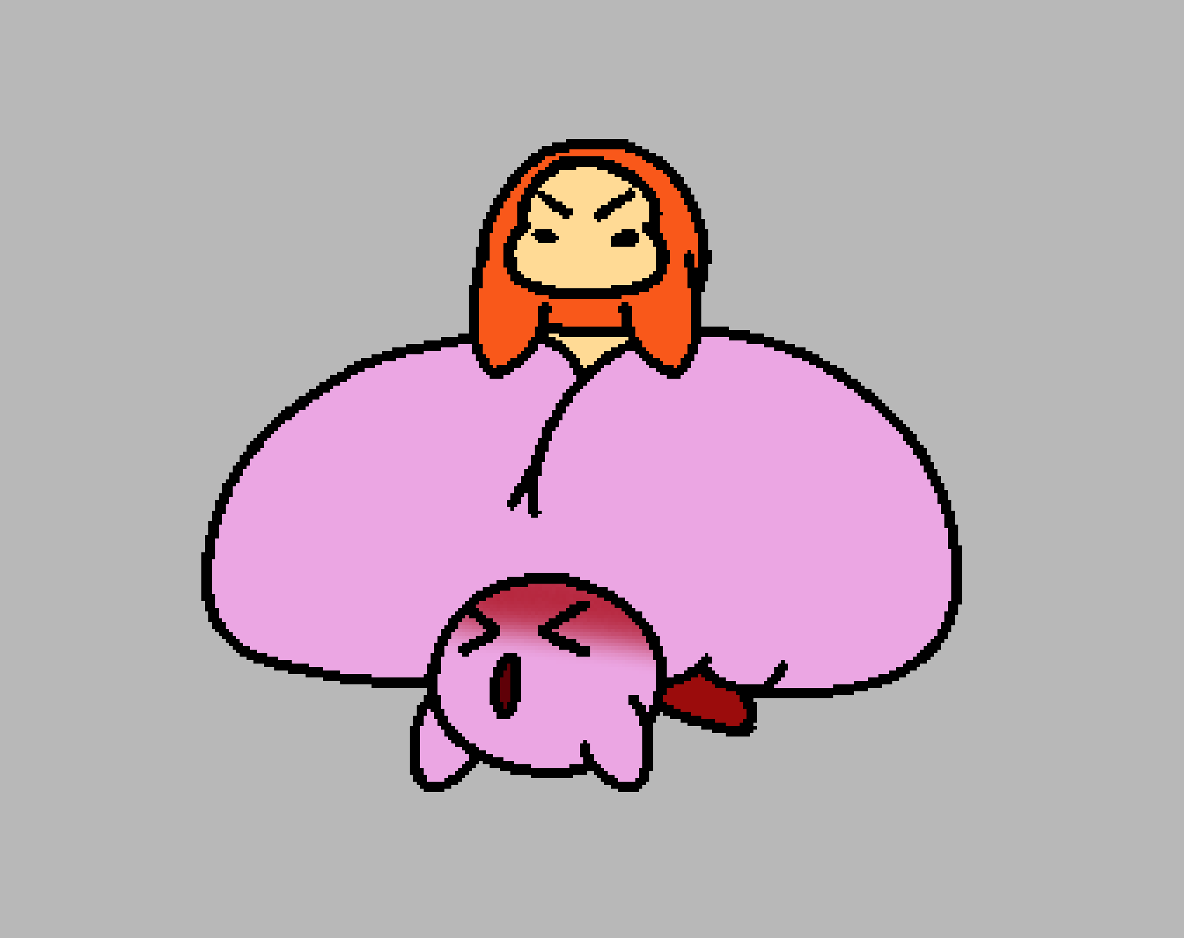 anthro ass_built_separately big_ass bubble_butt huge_ass hyper_ass kirby kirby_(series) lewdyoshyboy meat_wall_(body_type) pink_ass sex tagme waddle_dee