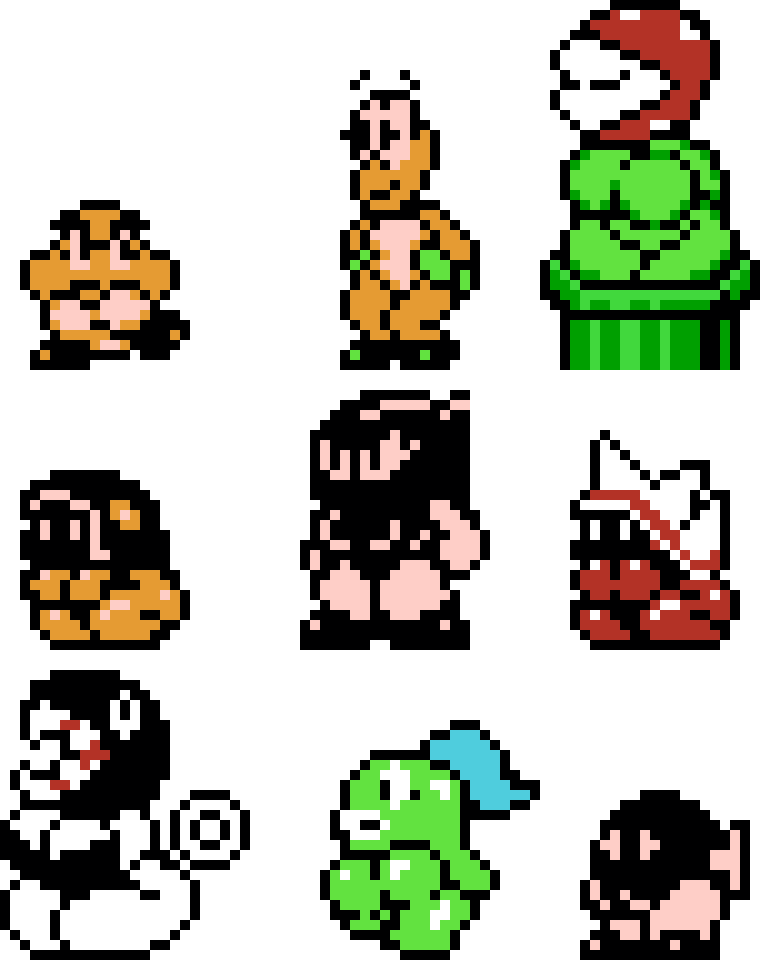 8-bit ass_bigger_than_body ass_bigger_than_breasts ass_bigger_than_head big_ass big_breasts big_butt bob-omb breasts_bigger_than_body breasts_bigger_than_head breasts_bigger_than_torso bullet_bill buzzy_beetle chain_chomp female female_only goomba green_koopa_troopa hourglass_figure huge_ass huge_breasts hyper_ass hyper_breasts koopa koopa_troopa mario_(series) multiple_girls nintendo no_humans piranha_plant pixel pixel_(artwork) pixel_art plantie sabs3 spike_(mario) spiny sprite sprite_art sprite_edit sprite_sheet super_mario_bros._3 tagme tagme_(character) transparent_background