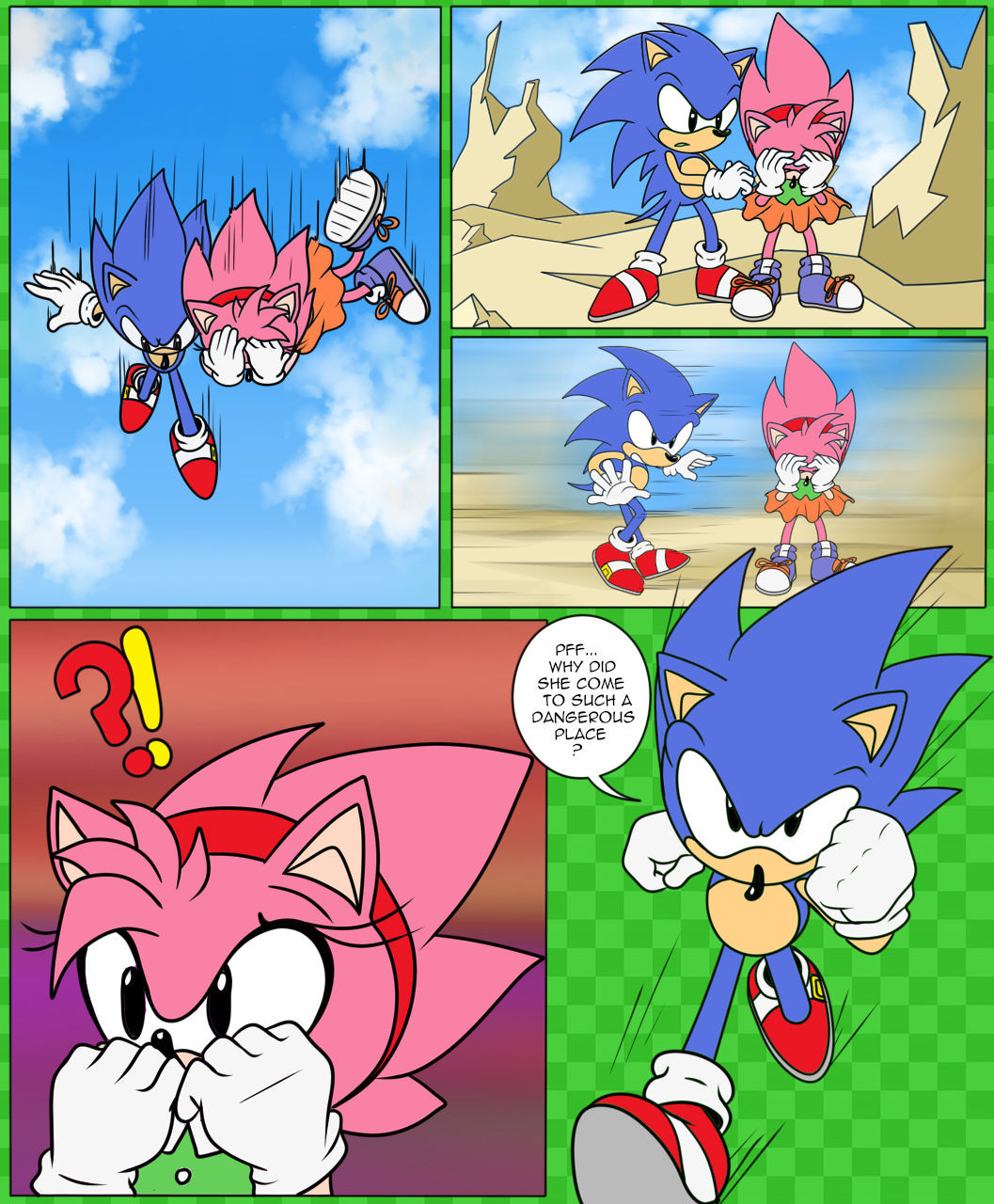 amy_rose classic_amy_rose classic_sonic comic raianonzika sonic_(series) sonic_cd sonic_the_hedgehog text zerbukii