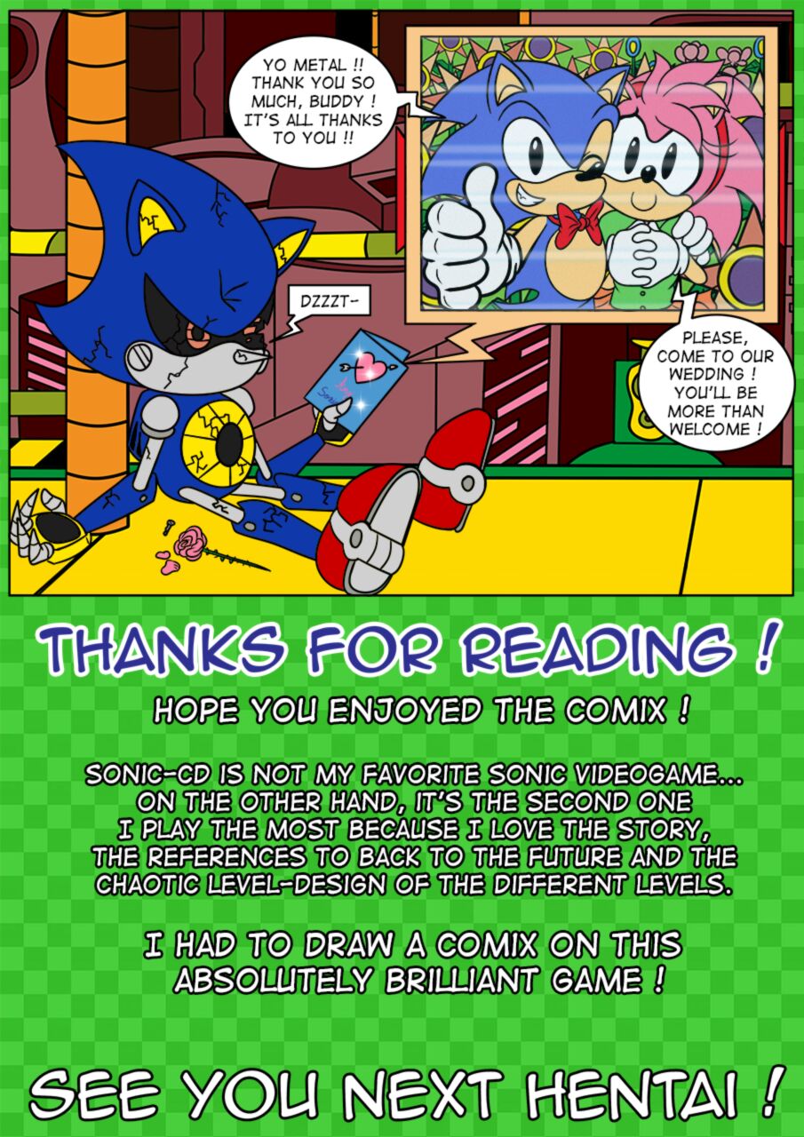 amy_rose classic_amy_rose comic metal_sonic raianonzika sonic_(series) sonic_cd sonic_the_hedgehog text wholesome zerbukii