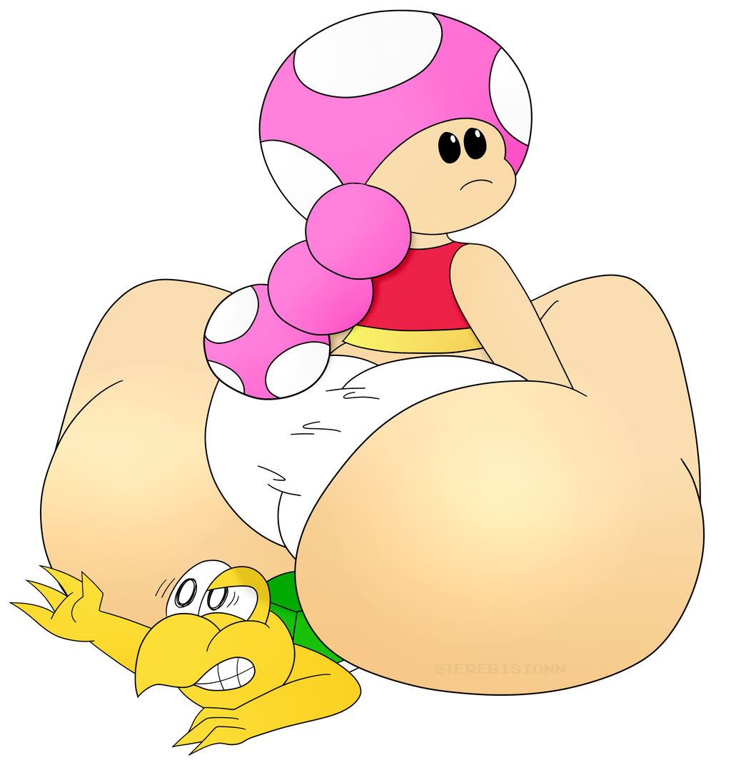 ass big_ass big_butt bubble_ass bubble_butt butt frown frowning green_koopa_troopa green_shell huge_ass huge_butt huge_thighs hyper hyper_ass koopa_troopa mario_(series) nintendo sitting sitting_on_person tagme terebision thighs toadette transparent_background trying_to_escape