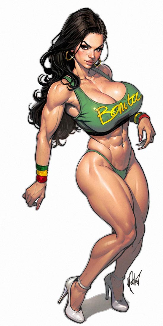 2d, abs, ai assisted, athletic, athletic female, big breasts, brazilian, brazilian female, breasts, busty, capcom, cedric poulat, cleavage, eyeliner, eyeshadow, female, female focus, female only, fit, fit female, full body, hourglass figure, laura matsuda, lipstick, long fingernails, long hair, makeup, mascara, nail polish, navel, standing, street fighter, tagme, wide hips