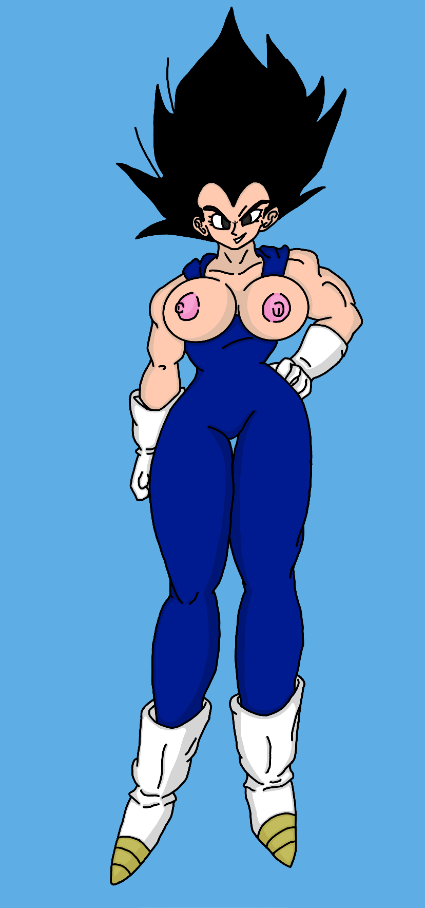 dragon_ball dragon_ball_z female_saiyan female_vegeta iceboy128 rule_63 saiyan vegeta