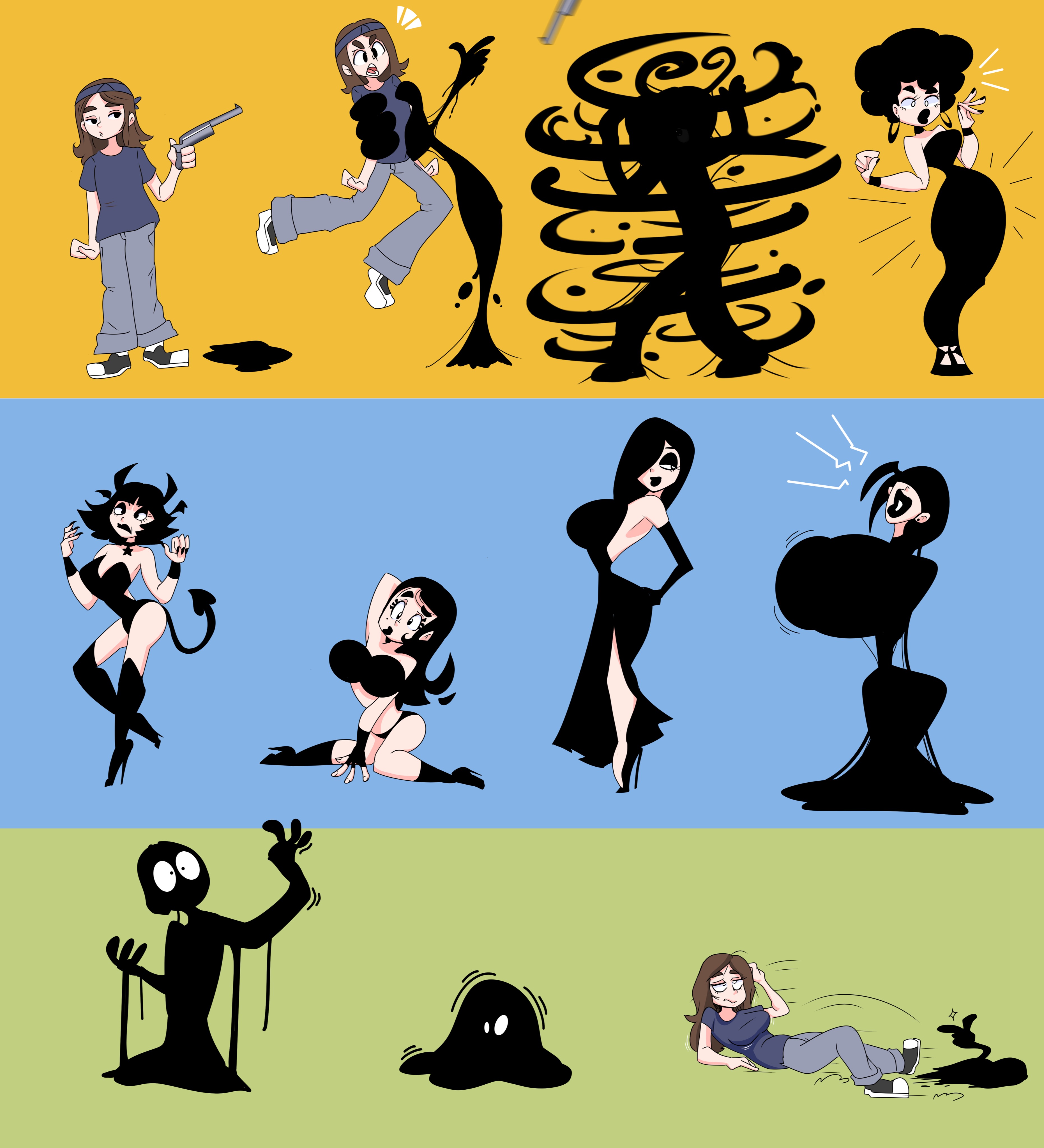 ass, ass expansion, body modification, breast expansion, breast growth, breast growth (enlargement), breasts, female, geminim, gender transformation, goo, goo girl, goo transformation, hair color change, hair growth, huge ass, huge breasts, lip expansion, mtf transformation, thick thighs, thigh expansion, transformation, wide hips
