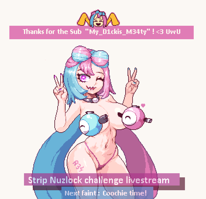 1girls big_breasts blue_hair english_text fancy_shmancy_hair_clips female female_only gym_leader human human_only iono_(pokemon) large_breasts light-skinned_female light_skin long_hair noscium peace_sign pink_eyes pink_hair pixel_art pokemon pokemon_sv revealing_clothes sharp_teeth simple_background speech_box text thick_thighs twintails two_tone_hair white_background