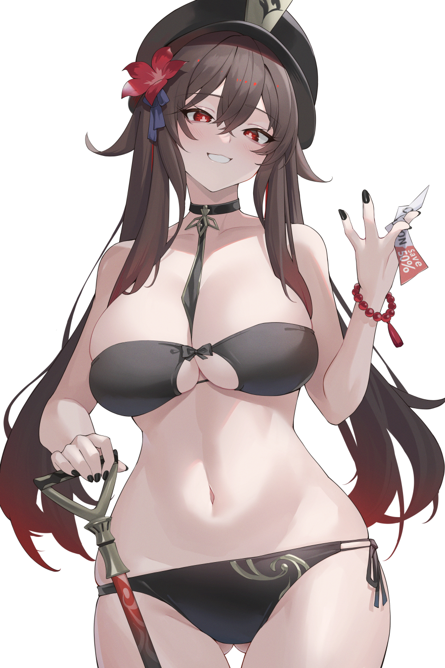 1girls, asian female, female, genshin impact, hu tao (genshin impact), kaneko (bblogtinhan), tagme