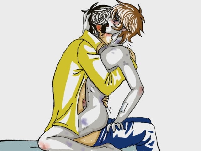 2boys anal baraagcph clothed clothing creepypasta erection hug male male_only marble_hornets masky multiple_boys multiple_males nude pants_down penetration penis sex sitting sitting_on_person sucking ticci_toby ticcimask uncensored yaoi