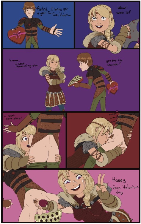 1boy, 1girls, astrid hofferson, balls, blonde, blonde female, blonde hair, blonde hair female, blowjob, blue eyes, brown hair, canon couple, comic, couple, cum, cum in mouth, cum on face, deep blowjob, deepthroat, dreamworks, fellatio, fellatio hug, female, fully clothed, grabbing ass, hiccup horrendous haddock iii, hodst, how to train your dragon, light skin, light-skinned female, light-skinned male, male, oral, oral sex, penis, pubic hair, romantic, romantic couple, solo, solo female, sucking, sucking off, sucking penis, testicles, text, valentine's day, wholesome, wholesome couple, wholesome nudity, wholesome sex, woman