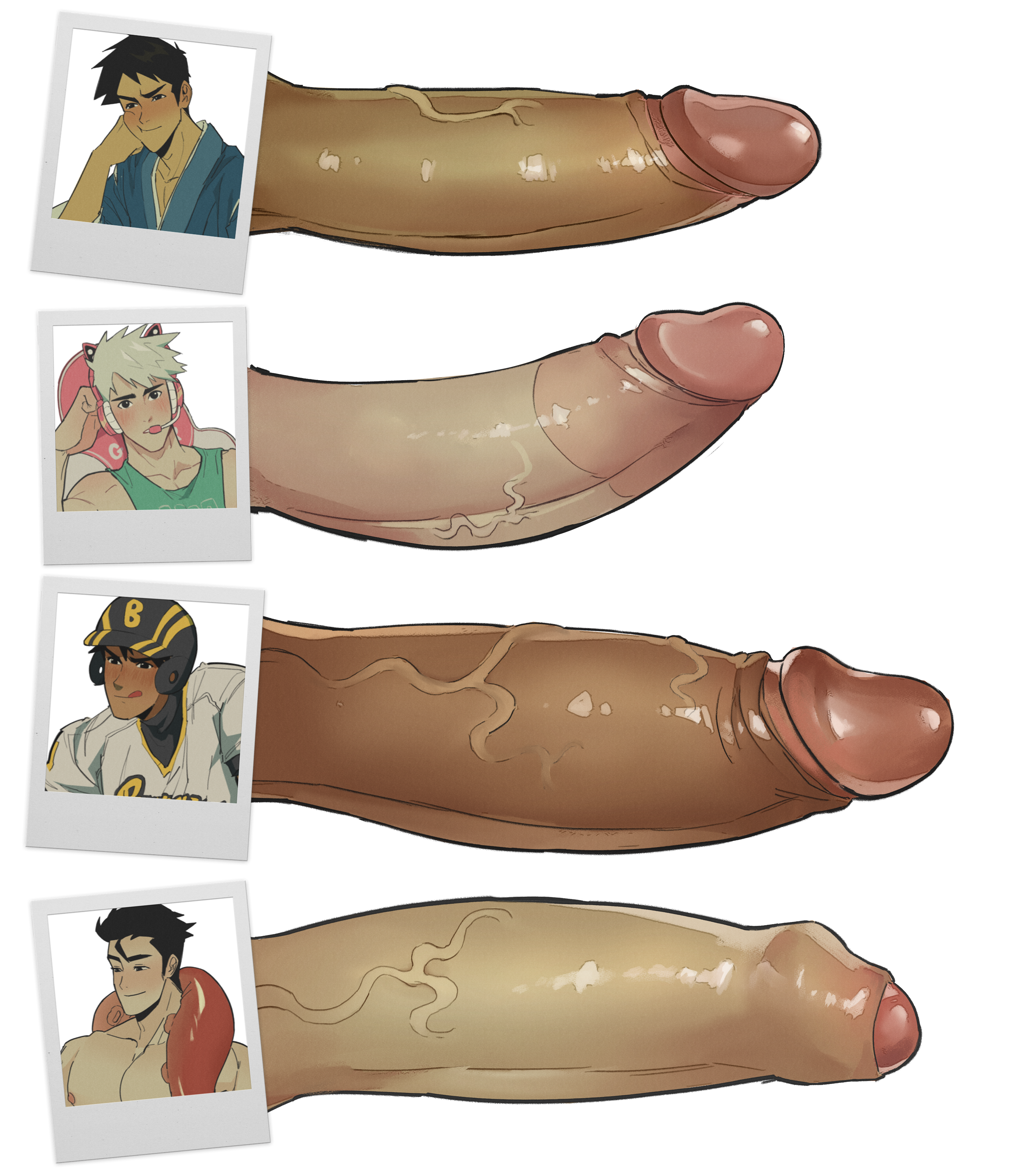4boys, arthur (toumaart), big penis, chart, erection, gay, kaito (toumaart), male, male only, male/male, masculine male, nico (toumaart), penis, penis chart, penis comparison, penis size chart, penis size comparison, penis size comparison meme, size chart, size comparison, touma (toumaart), toumaart, yaoi