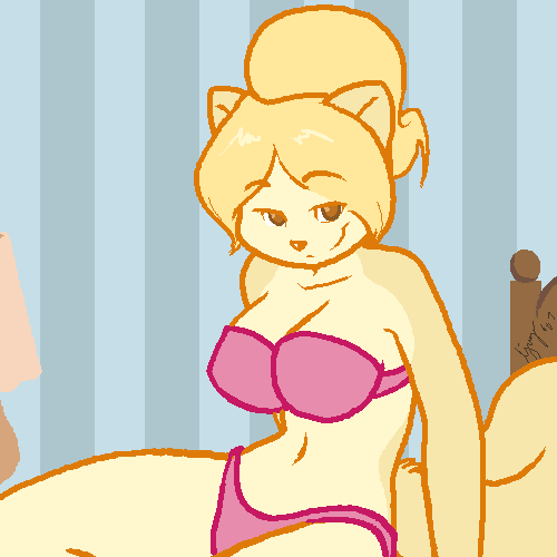 ajin, animated, bed, big breasts, breasts, female, lingerie, removing bra, topless, undressing