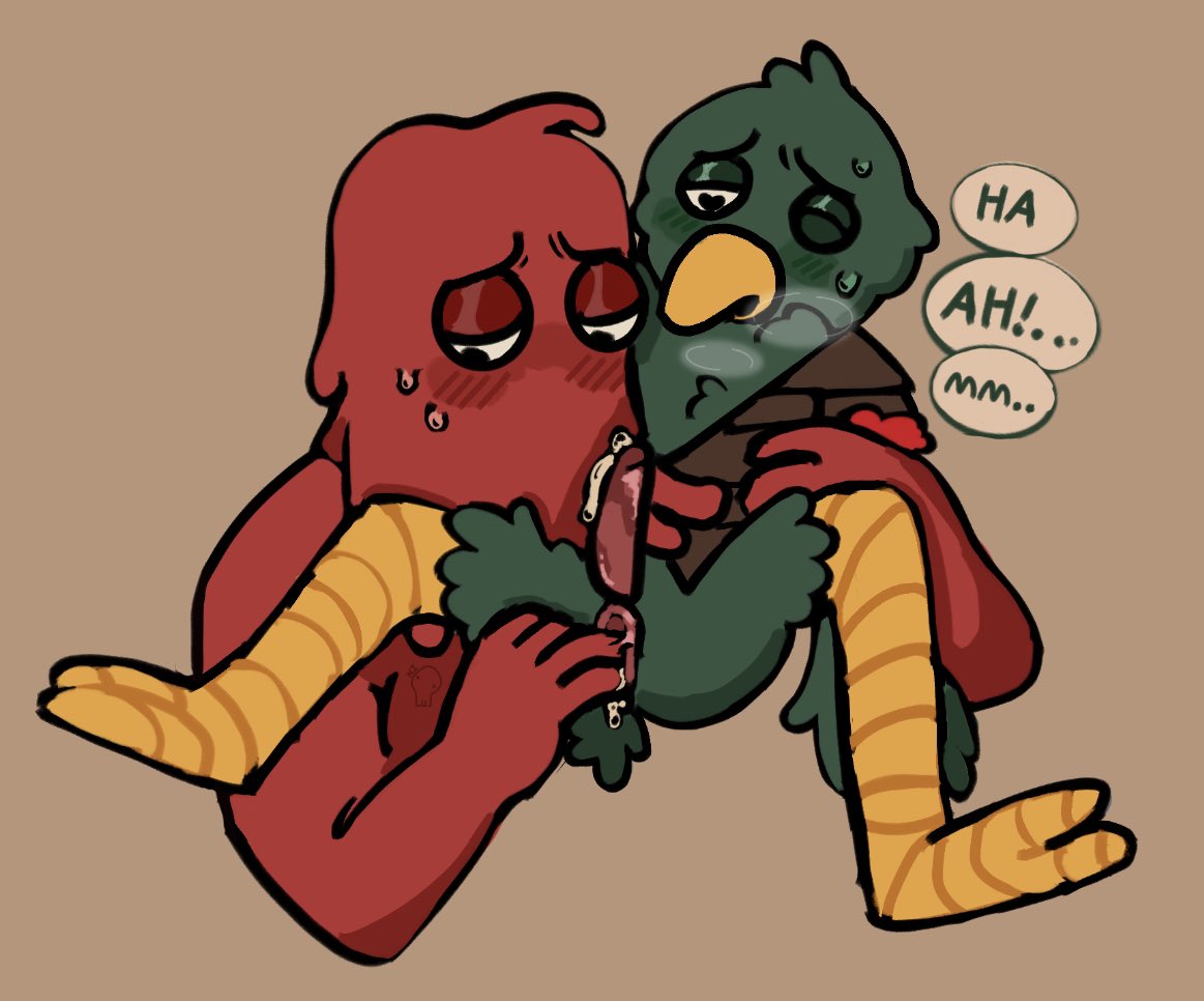 don't_hug_me_i'm_scared duck_guy_(dhmis) male male_only nirot_starman penis red_guy_(dhmis)