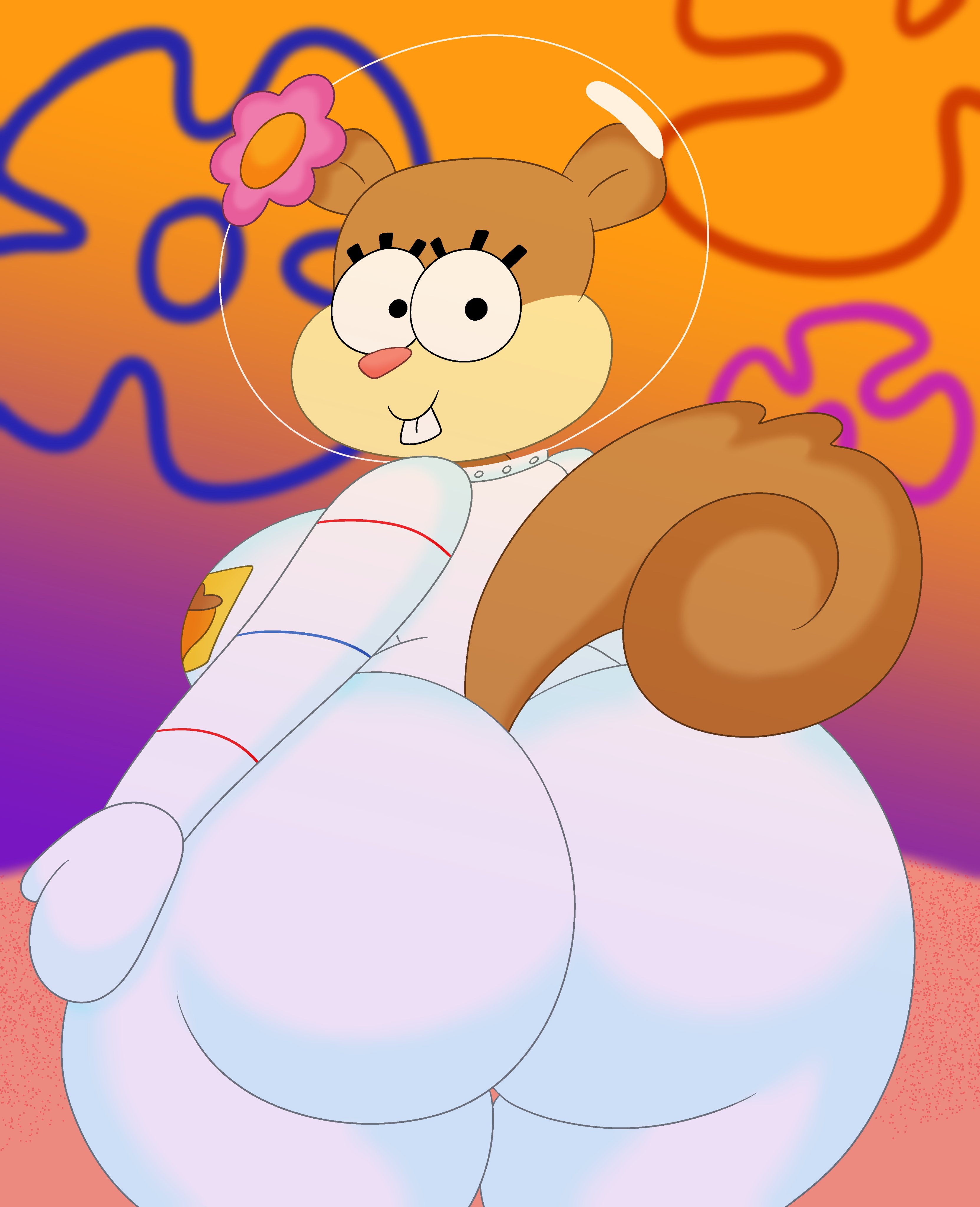 1girls, 3barts, anthro, ass, big ass, big breasts, breasts, bubble ass, bubble butt, clothing, diving suit, drysuit, fat ass, female, female only, furry, gigantic ass, helmet, huge ass, hyper ass, large ass, looking at viewer, looking back, nickelodeon, ocean, sandy cheeks, sea, smile, smiling at viewer, smooth skin, solo, spongebob squarepants, squirrel, thick ass, thick thighs, underwater, voluptuous, water, wide hips