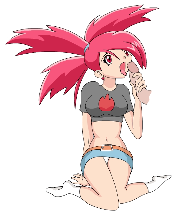 00s 1girls artist_request breasts disembodied_penis fellatio female flannery_(pokemon) flannery_(pokemon_rse) gym_leader handjob human human_only light-skinned_female light_skin long_hair male nintendo oral pantyshot pokemon pokemon_rse ponytail red_eyes red_hair skirt straight straight_hair tied_hair uncensored