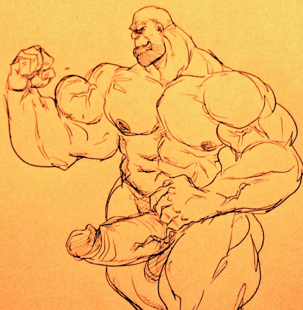 balls bara big_balls big_penis boner erection flexing gay male male_only marvel monochrome muscles muscular penis purple_body purple_skin solo solo_male staticlustdemons thanos wuffinarts