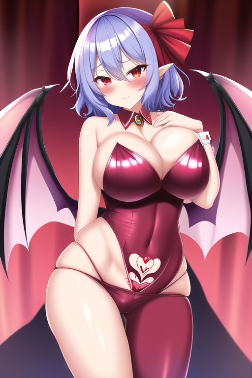 ai_generated aspinhole female female_only nai_diffusion remilia_scarlet stable_diffusion tagme touhou voluptuous