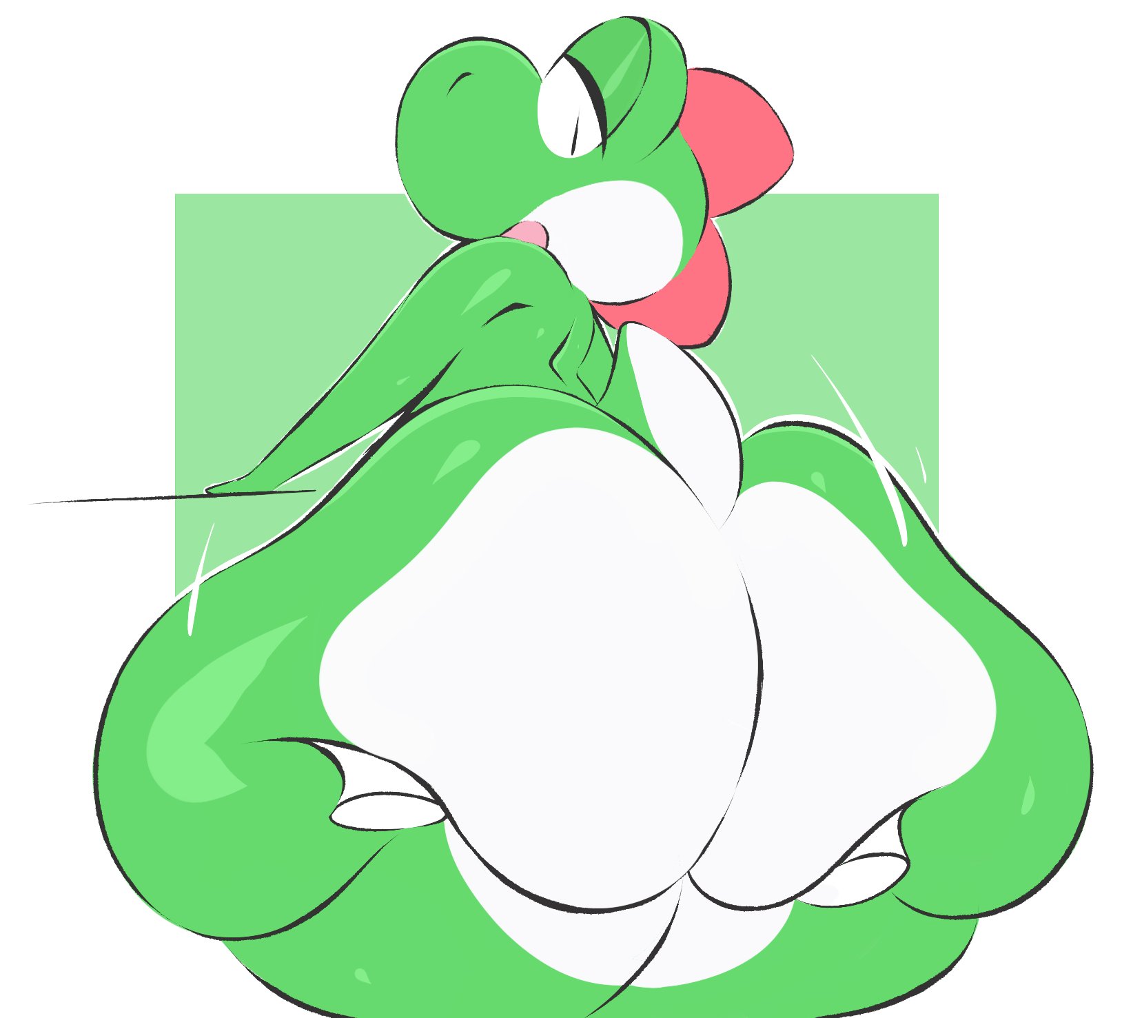 arizonathevixen, ass, big ass, bubble ass, bubble butt, fat, huge ass, hyper, hyper ass, hyper butt, hyper thighs, mario (series), nintendo, tagme, yoshi
