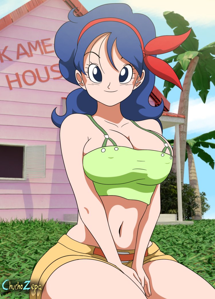 1female 1girls 2d 2d_(artwork) 5_fingers arms ass ass bare_arms bare_legs big_ass big_breasts big_butt blue_eyes blue_hair bottom_heavy breasts bubble_ass bubble_butt chuchozepa curvaceous curvy curvy_body curvy_female curvy_figure dragon_ball dragon_ball_(classic) eyelashes female female_focus female_only girl good_launch hair hands hips human kame_house large_ass large_breasts large_butt launch legs light-skinned_female light_skin mammal nipples nipples_visible_through_clothing no_bra open_eyes pawg plump plump_ass plump_breasts shorts thick thick_ass thick_thighs thighs underwear voluptuous voluptuous_female wide_hips