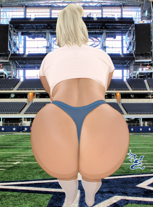 cheerleader cowboys dallas_cowboys huge_ass instagram pawg rsterling texas_thighs thong