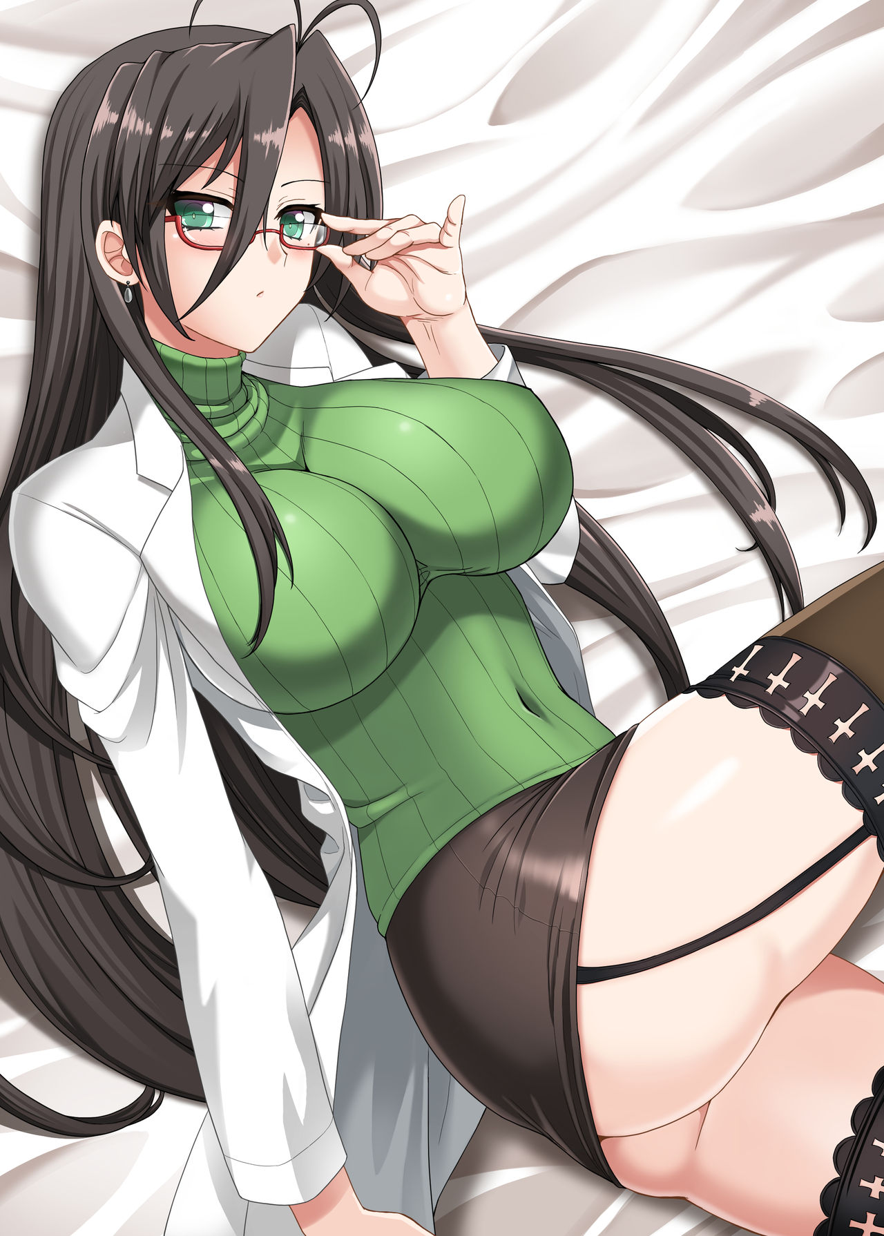 1girls, big breasts, breasts, female, hasegawa chisato, hellandheaven, shinmai maou no testament, solo, x-ray