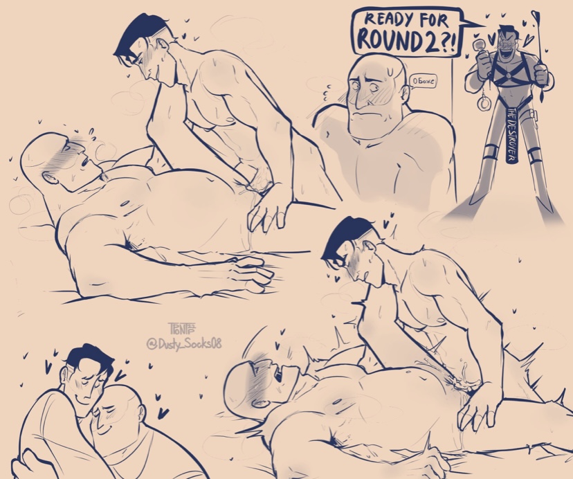 2boys aftersex artist_name bald bdsm_outfit chubby cuntboy cuntboy/male embrace erect_nipples facial_hair funny_ending gay gay_domination gay_sex hearts heavy_(team_fortress_2) heavy_weapons_guy intersex legs_held_open male medic_(team_fortress_2) missionary missionary_position nude penetration romantic romantic_couple romantic_sex sex team_fortress_2 thrusting vaginal_penetration vaginal_sex wholesome yaoi