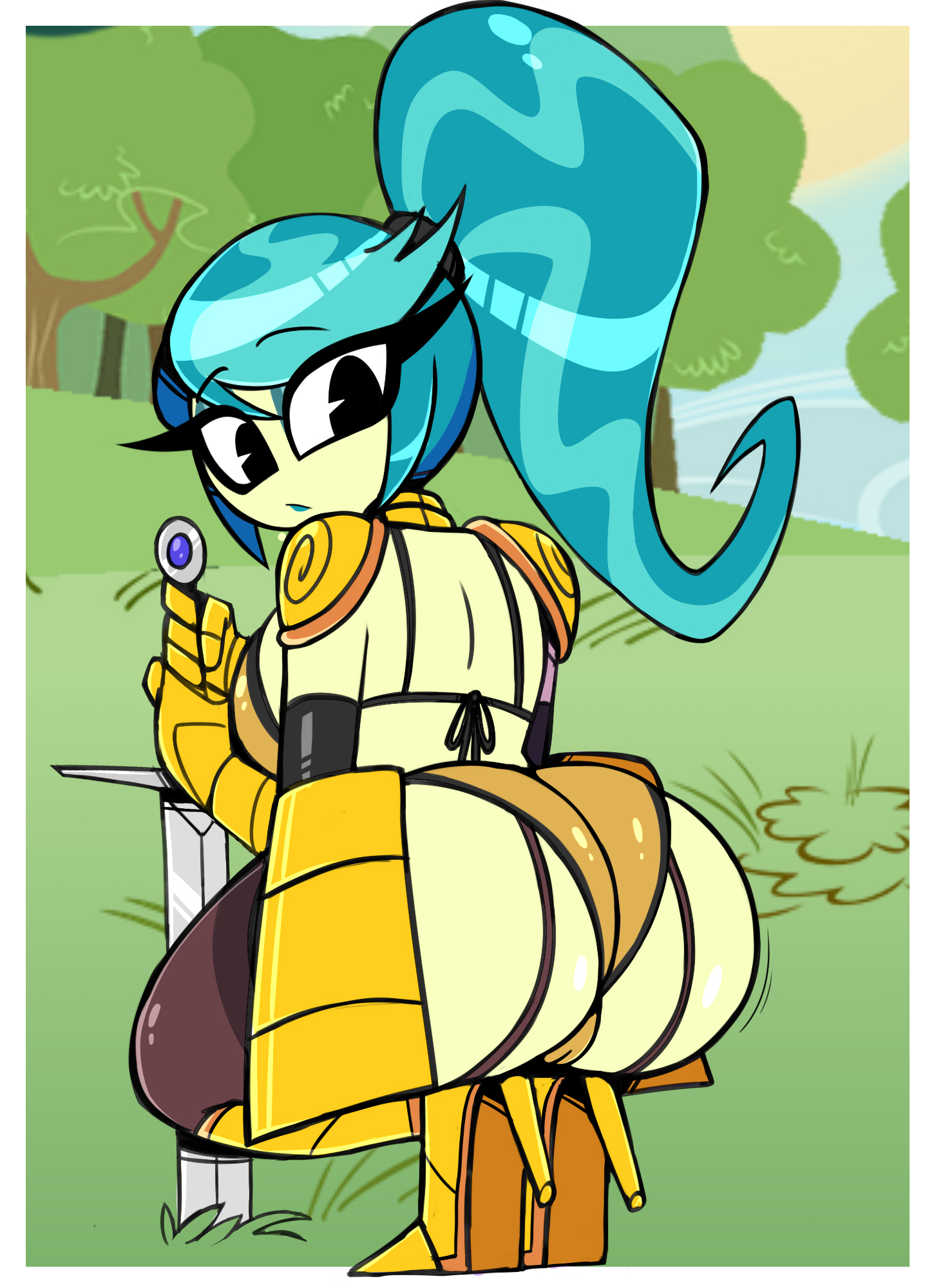 ass, auntie lofty (mlp), female, female only, friendship is magic, hasbro, my little pony, nelljoestar